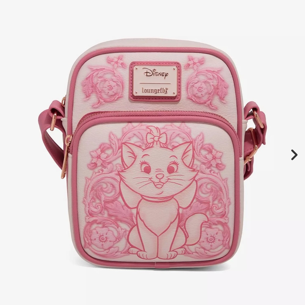 Loungefly Disney The Aristocats Marie Tonal Carving Crossbody Bag